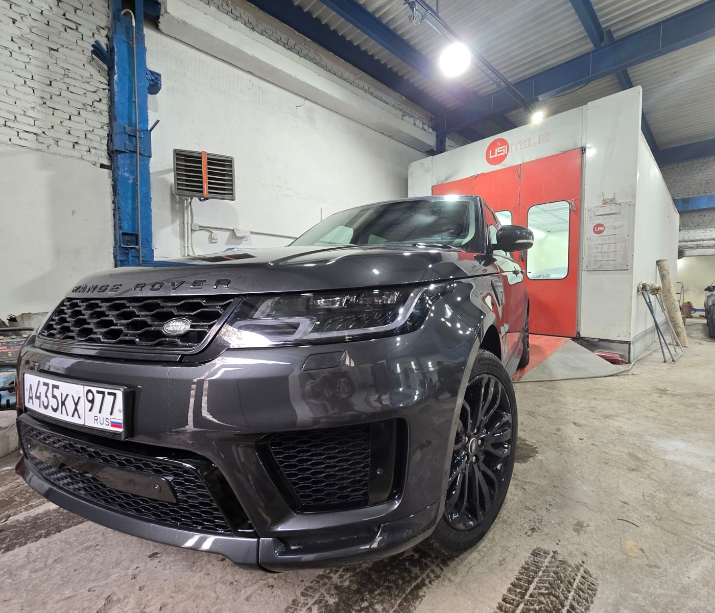 Восстановление бампера на Range Rover