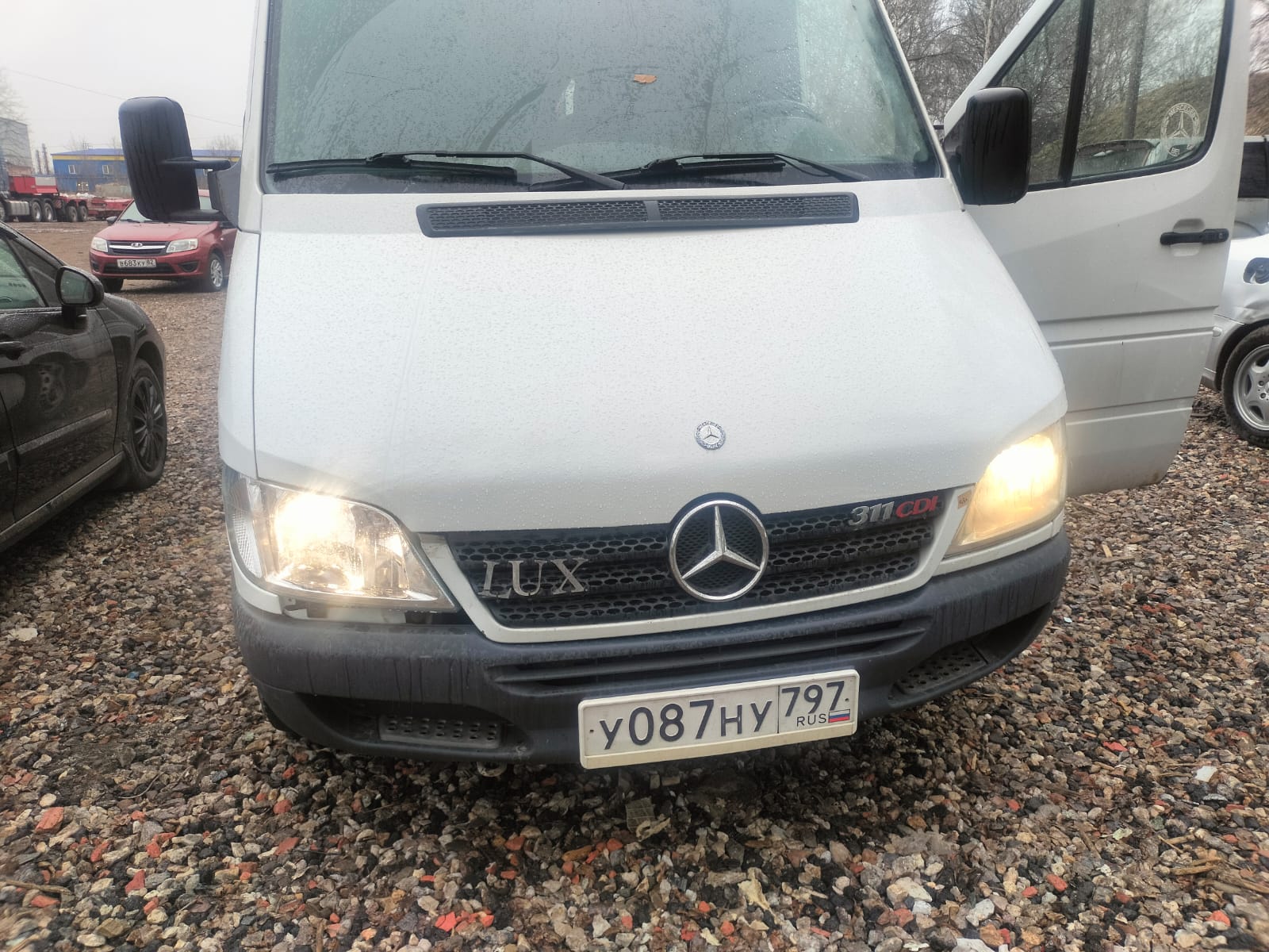 Восстановление передней части Mercedes
